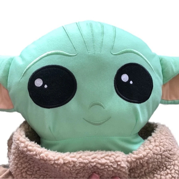 STAR Wars The Mandalorian Plush Stuffed 18" Pillow Buddy Baby Yoda - Picture 4 of 5